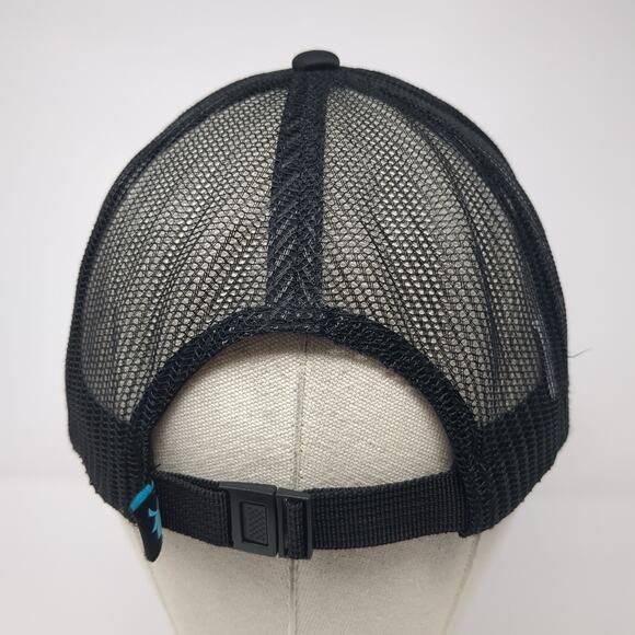 Dutch Bros Slideback Trucker Hat Black One Size Adjustable Mesh Back Rope - Picture 6 of 9